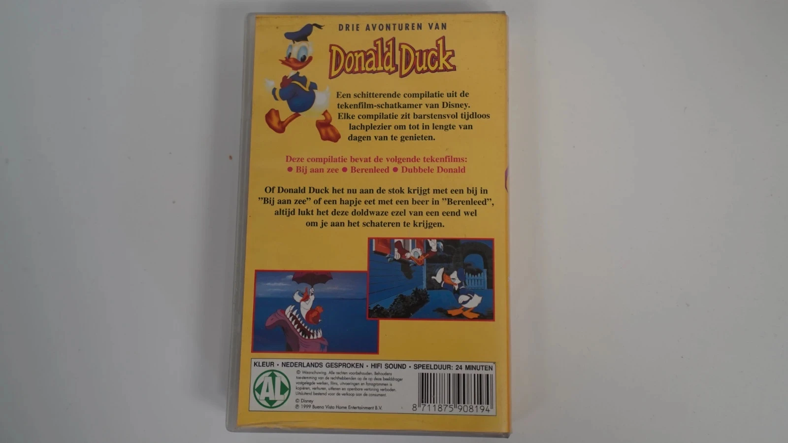 Drie Avonturen van Donald Duck (VhS, PAL, Dutch, 1999) – photo 4